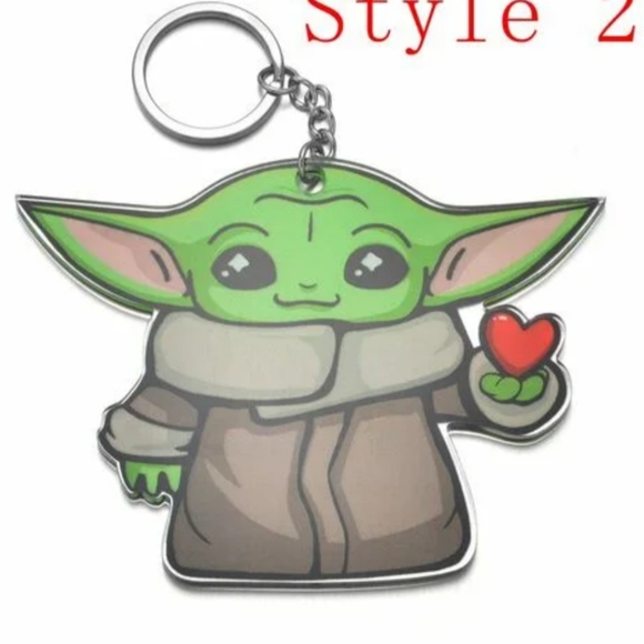 Other - Lovely Yoda Keychain Cartoon Keychain